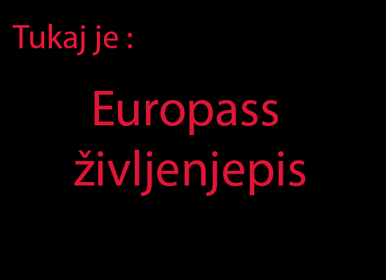 Europass življenjepis