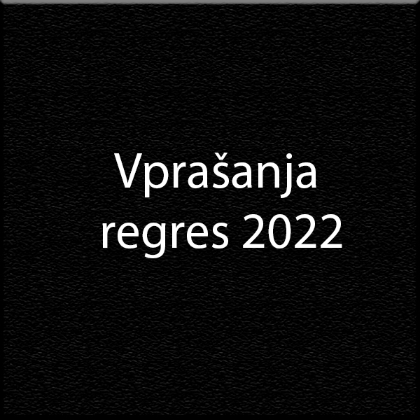 Vprašanja regres 2022
